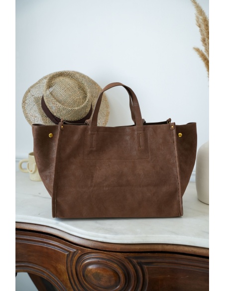 Sac Cabas Camel CERVIONE Noho - 2 | Accueil
