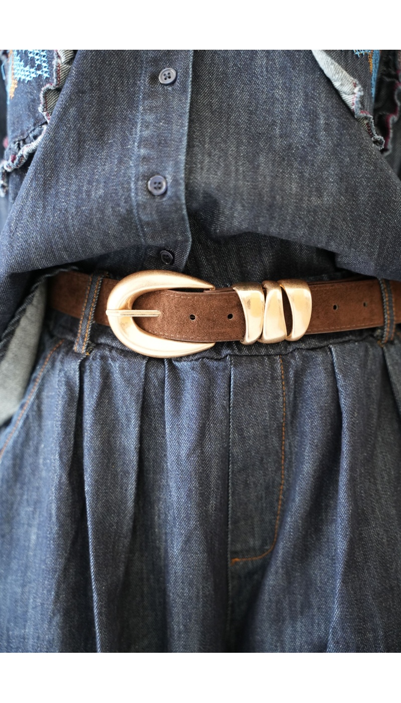 Ceinture Doré Marron TALLONE Noho - 1 | Bem-vindo