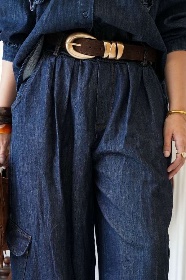 Ceinture Doré Marron TALLONE Noho - 1 | Benvenuto 2
