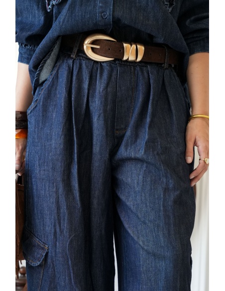 Ceinture Doré Marron TALLONE Noho - 2 | Bem-vindo