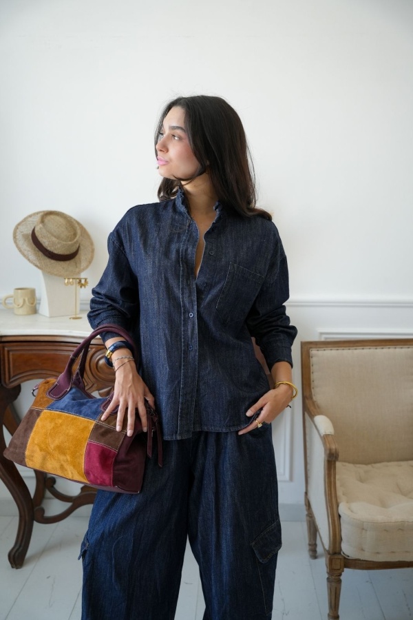 Chemisier Denim Brut LINDA Johanna - 1 | MULHERES