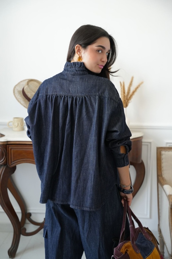 Chemisier Denim Brut LINDA Johanna - 1 | MULHERES 2