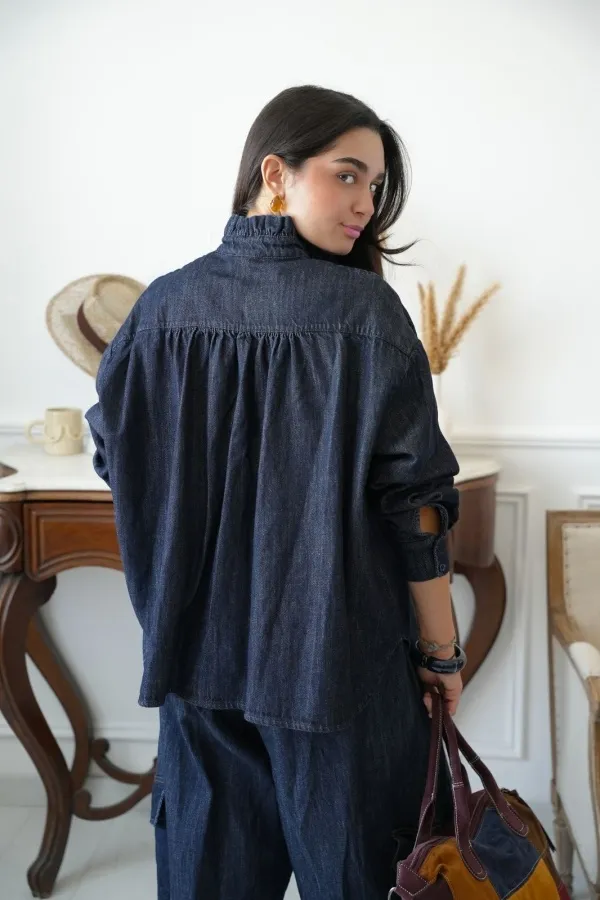 Chemisier Denim Brut LINDA Johanna - 1 | FEMMES 2