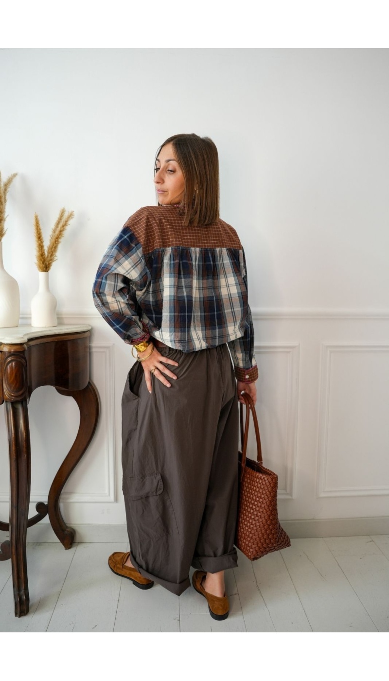 Blouse Carreaux Canard HOLBEACH Noho - 5 | Accueil