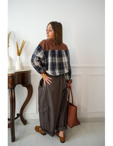 Blouse Carreaux Canard HOLBEACH Noho - 5 | Accueil