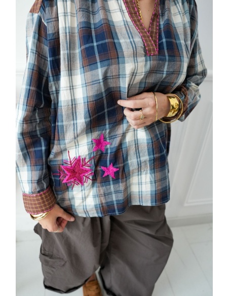 Blouse Carreaux Canard HOLBEACH Noho - 6 | Bienvenido