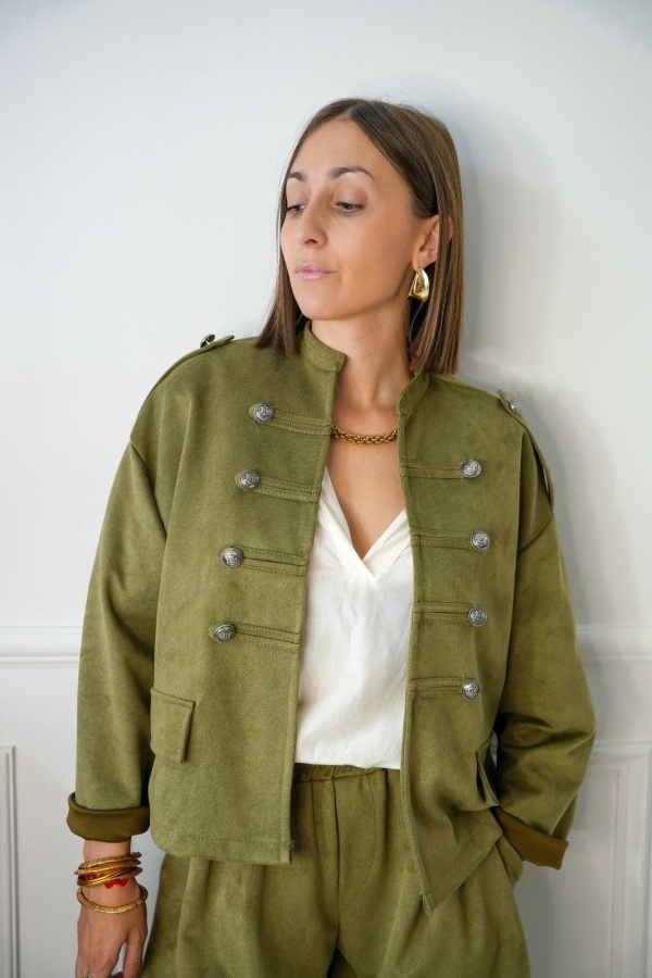 Veste Officier Kaki SANDY Noho - 1 | FEMMES