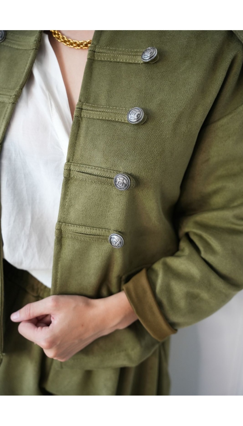 Veste Officier Kaki SANDY Noho - 5 | FEMMES