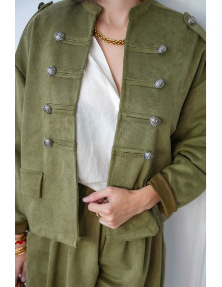 Veste Officier Kaki SANDY Noho - 6 | FEMMES