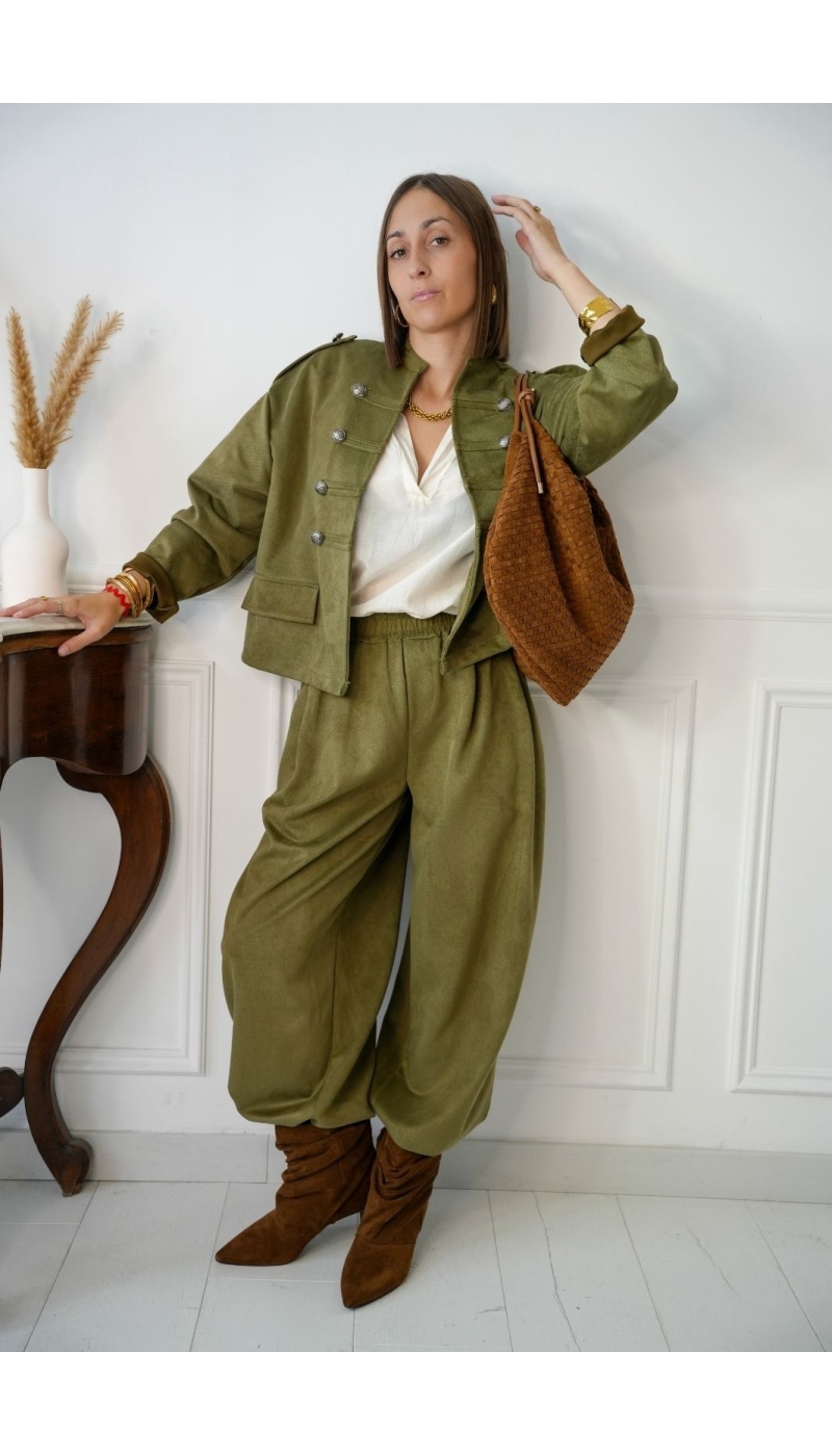 Veste Officier Kaki SANDY Noho - 7 | FEMMES
