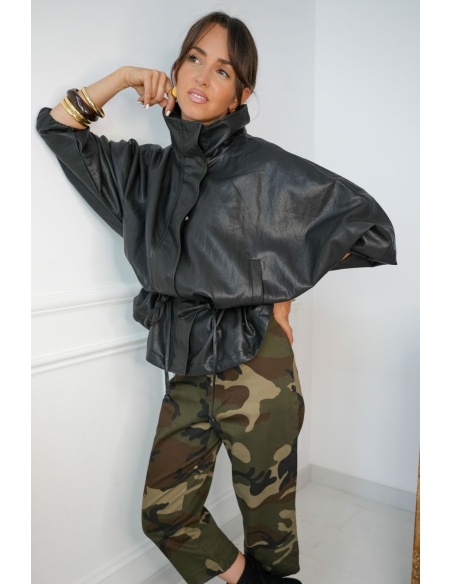 Veste Simili Noire RONDY Noho - 3 | Welcome