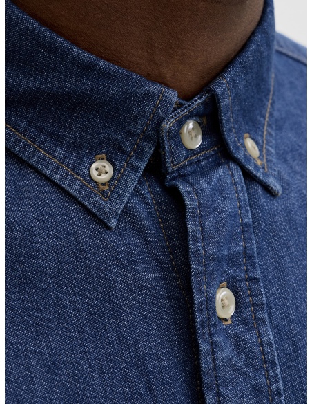 CHEMISES ML BLUE DENIM PER Jack&Jones - 5 | TOP
