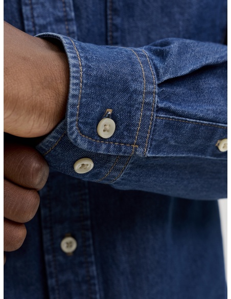 CHEMISES ML BLUE DENIM PER Jack&Jones - 6 | TOP