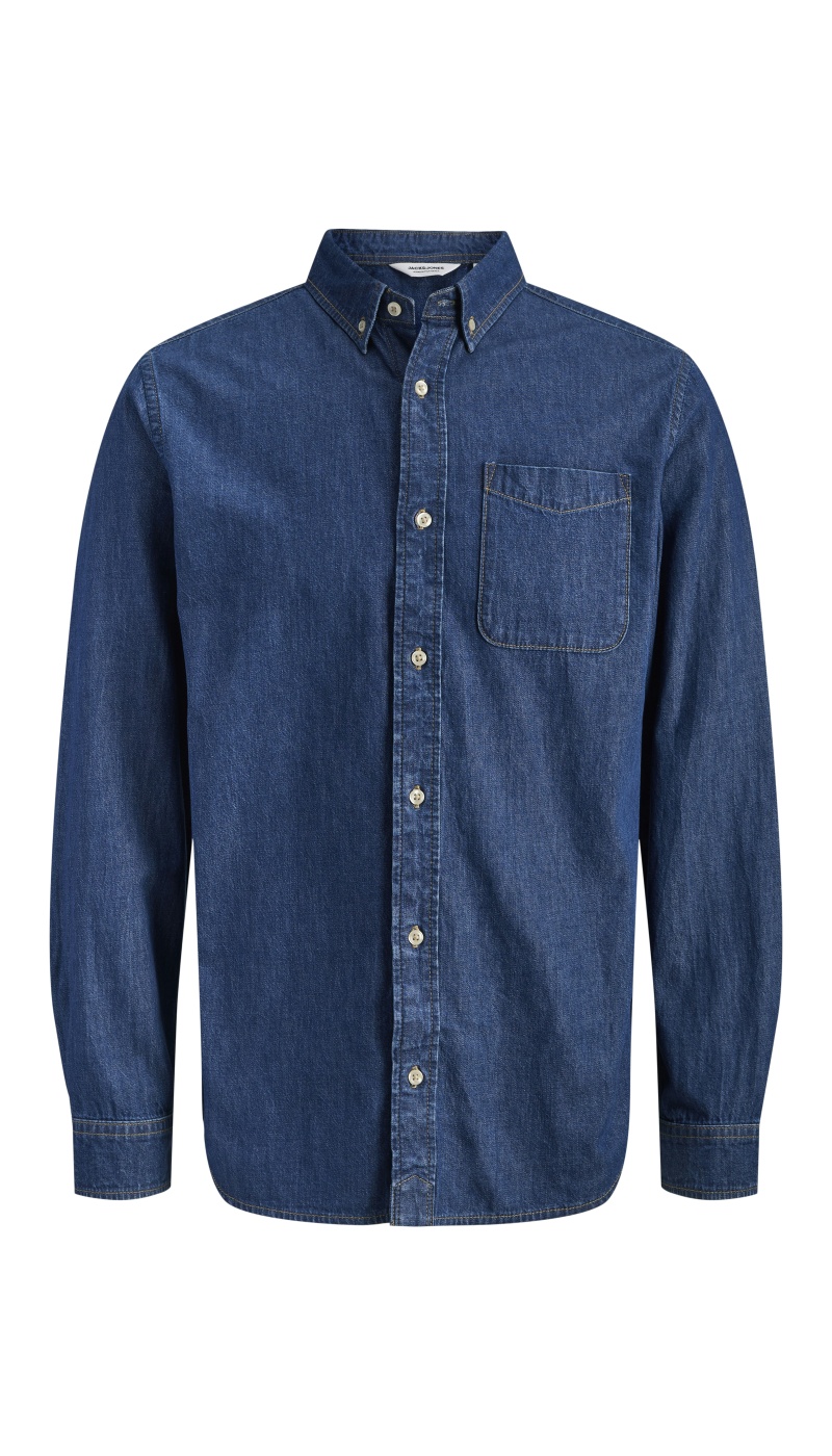 CHEMISES ML BLUE DENIM PER Jack&Jones - 7 | TOP