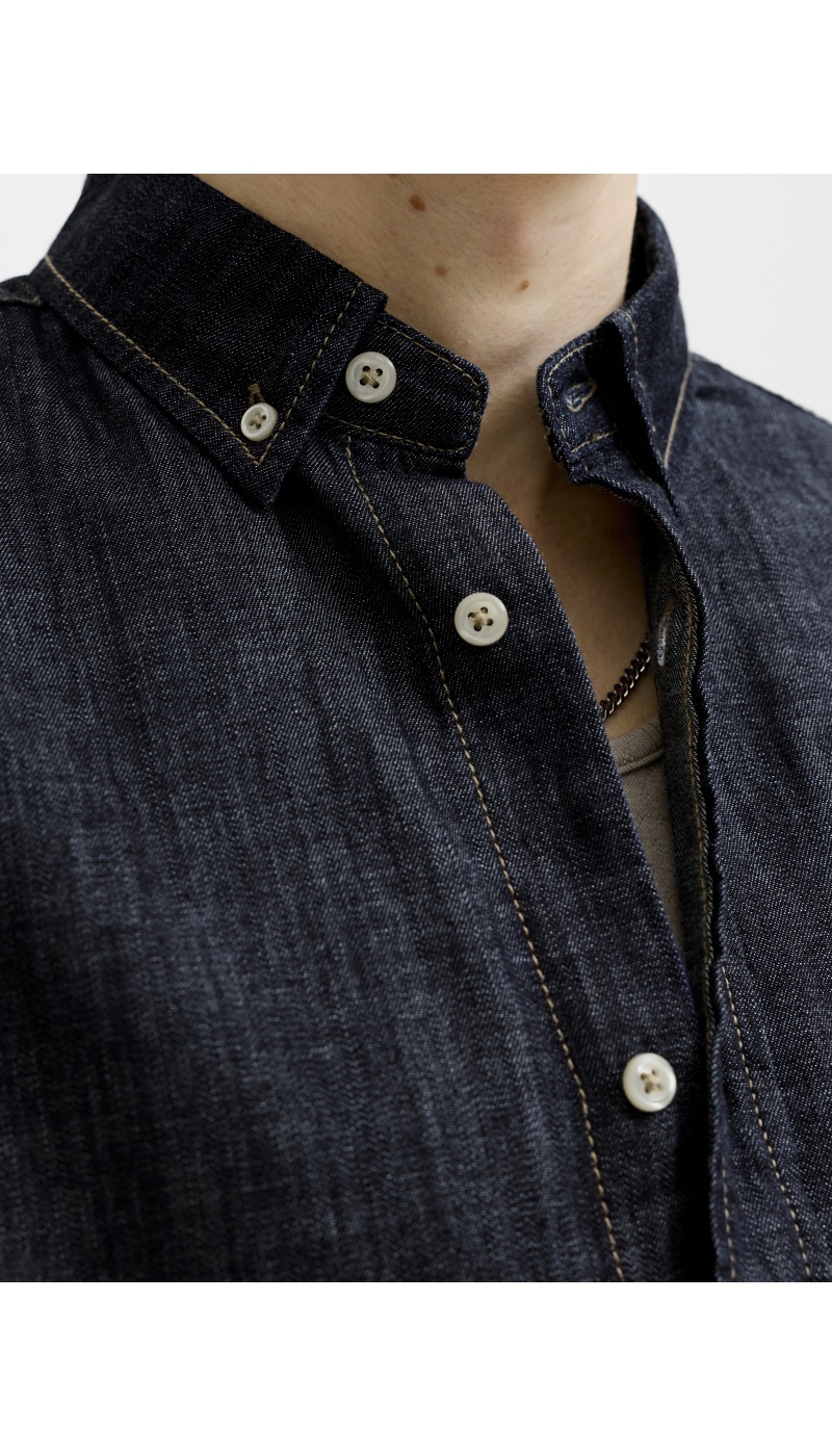 Chemise Blue Denim Ray JJOXFORD Jack&Jones - 5 | HAUTS