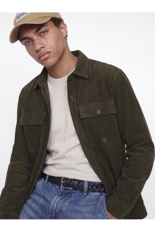 Sur-Chemise Velours Crocodile JPRBLUOLIVER Jack&Jones - 1 | Accueil 2