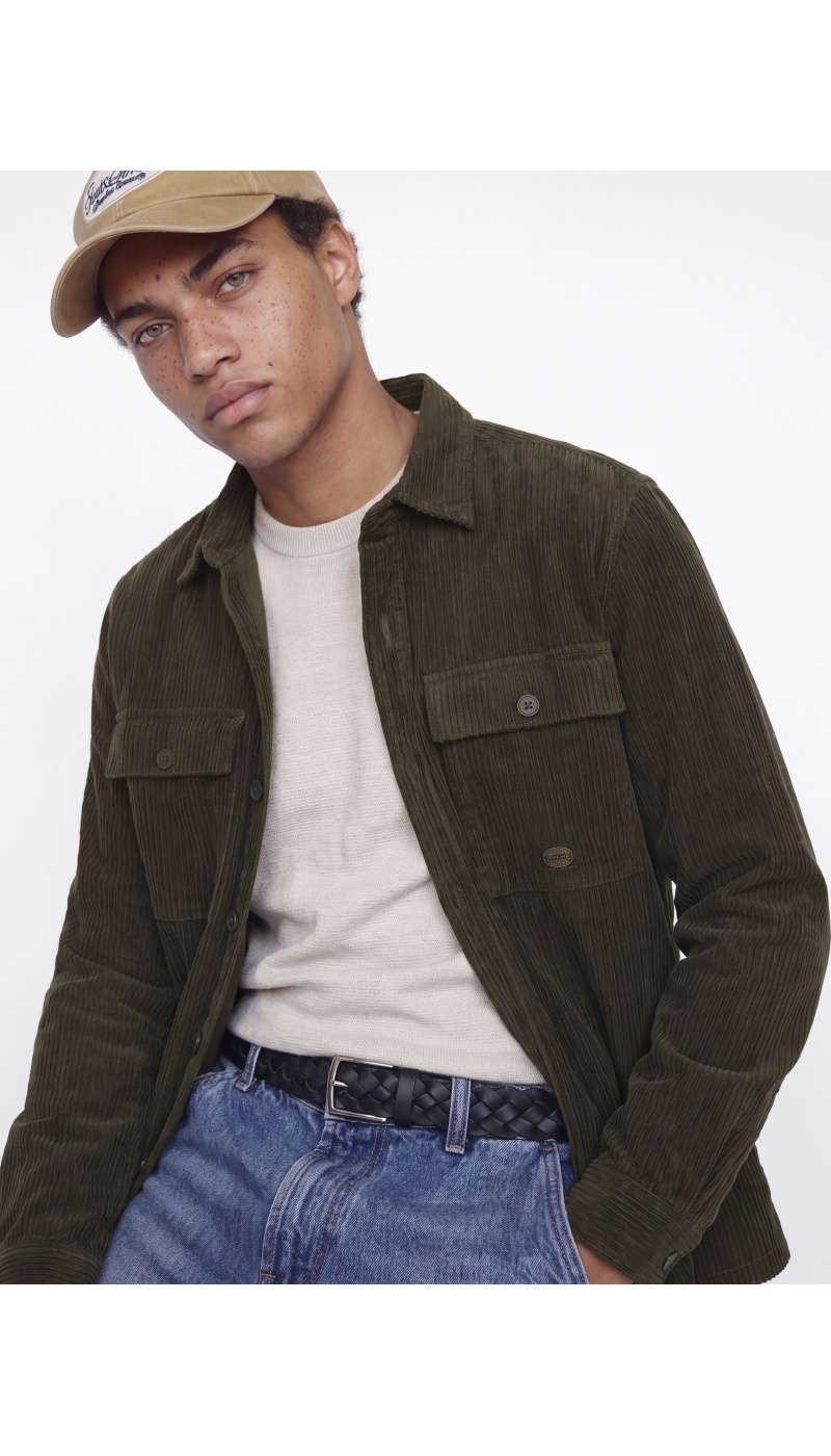 Sur-Chemise Velours Crocodile JPRBLUOLIVER Jack&Jones - 2 | Accueil