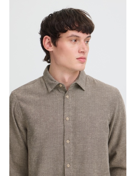 Chemise Chevron Marron BHCOBRA BLEND - 4 | HAUTS