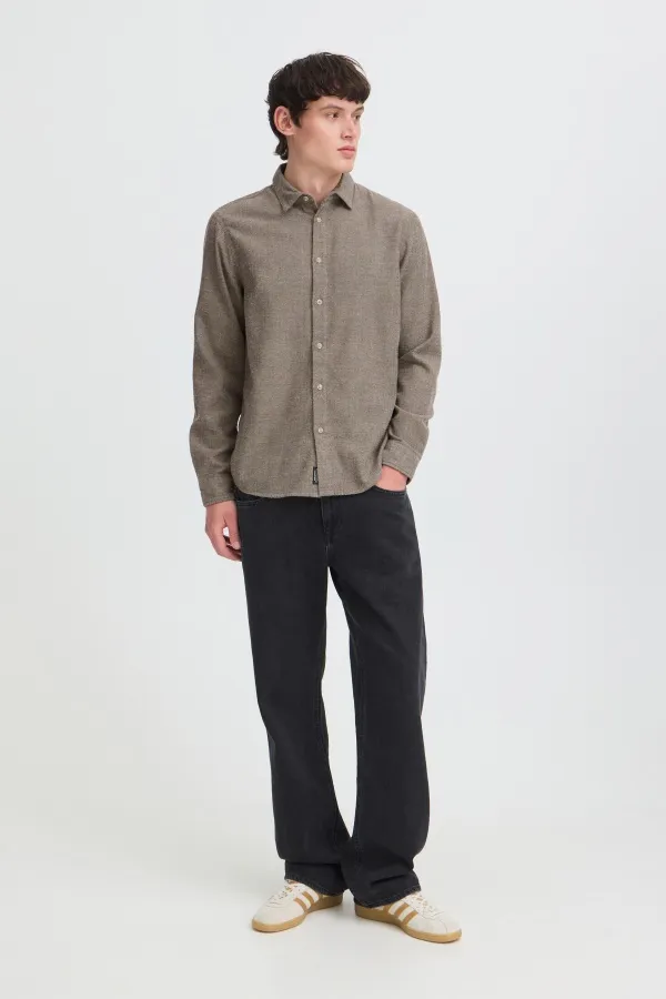 Chemise Chevron Marron BHCOBRA BLEND - 1 | HAUTS
