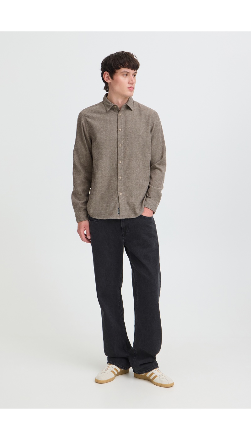 Chemise Chevron Marron BHCOBRA BLEND - 1 | HAUTS