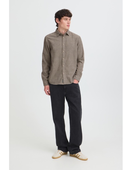 Chemise Chevron Marron BHCOBRA BLEND - 1 | HAUTS