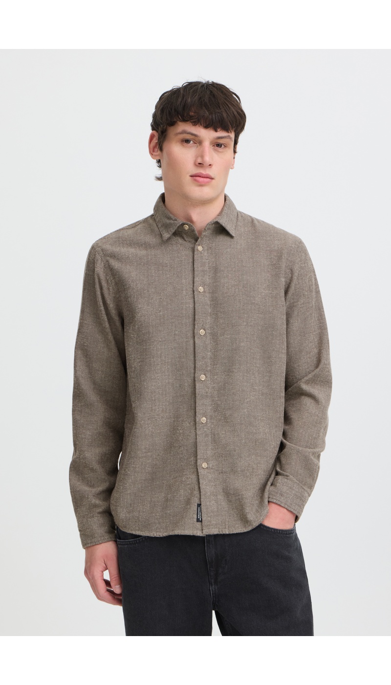 Chemise Chevron Marron BHCOBRA BLEND - 2 | HAUTS