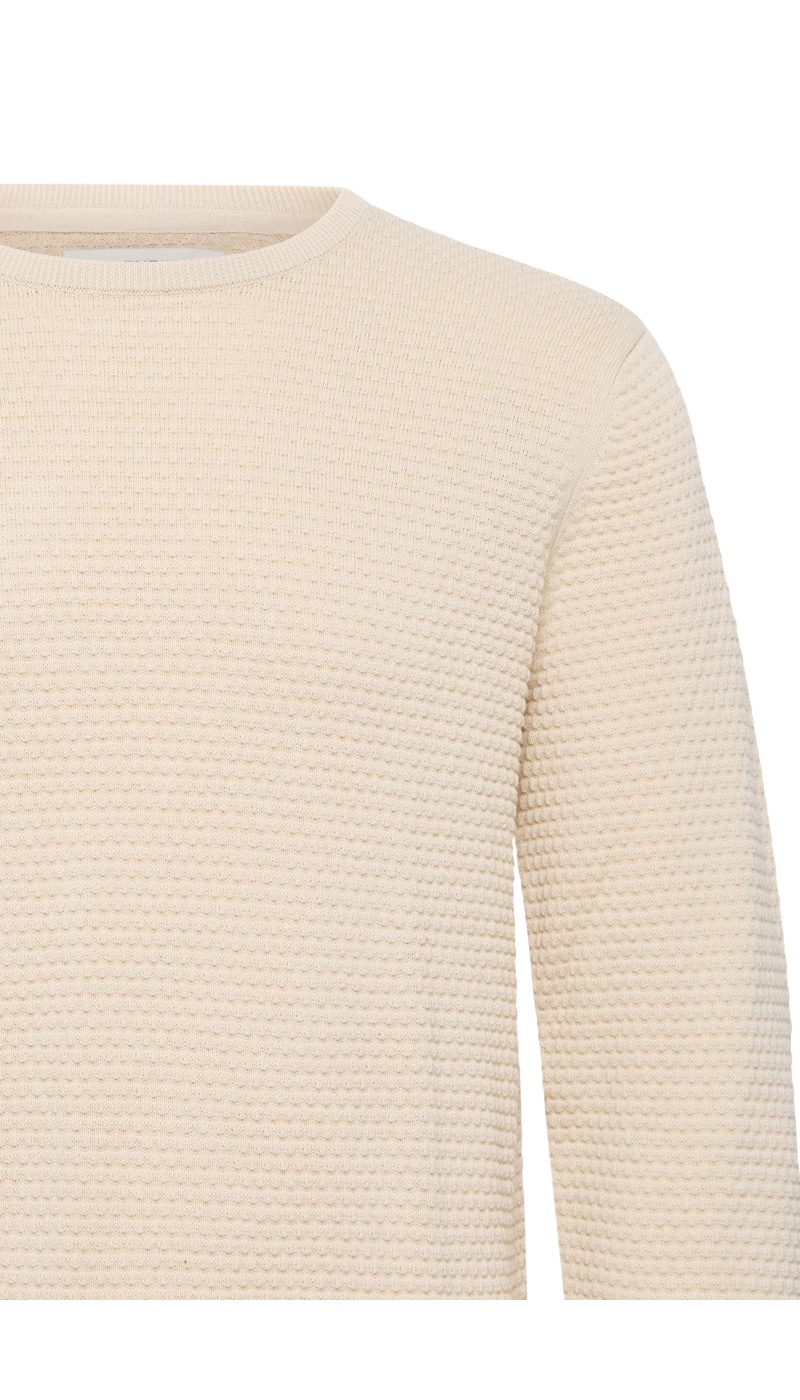 Pull Gaufré Ecru BHREDHILL BLEND - 5 | HAUTS