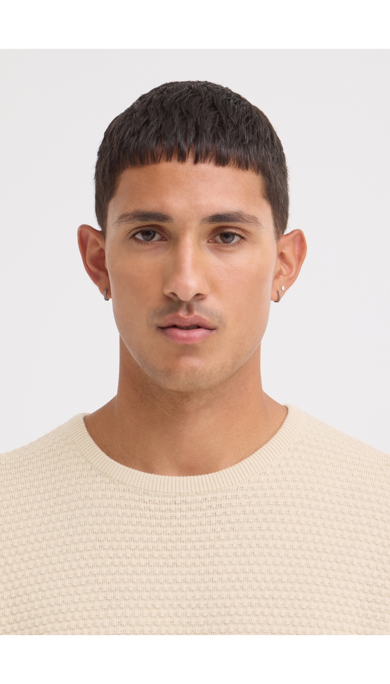 Pull Gaufré Ecru BHREDHILL BLEND - 4 | HAUTS