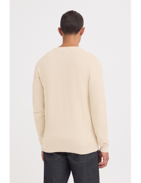 Pull Gaufré Ecru BHREDHILL BLEND - 3 | HAUTS