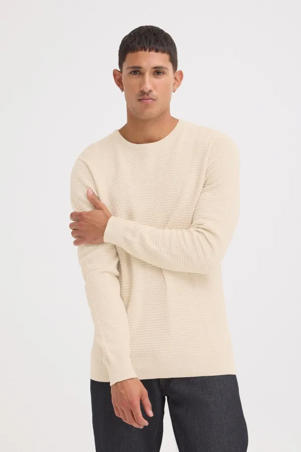 Pull Gaufré Ecru BHREDHILL BLEND - 1 | HAUTS 2