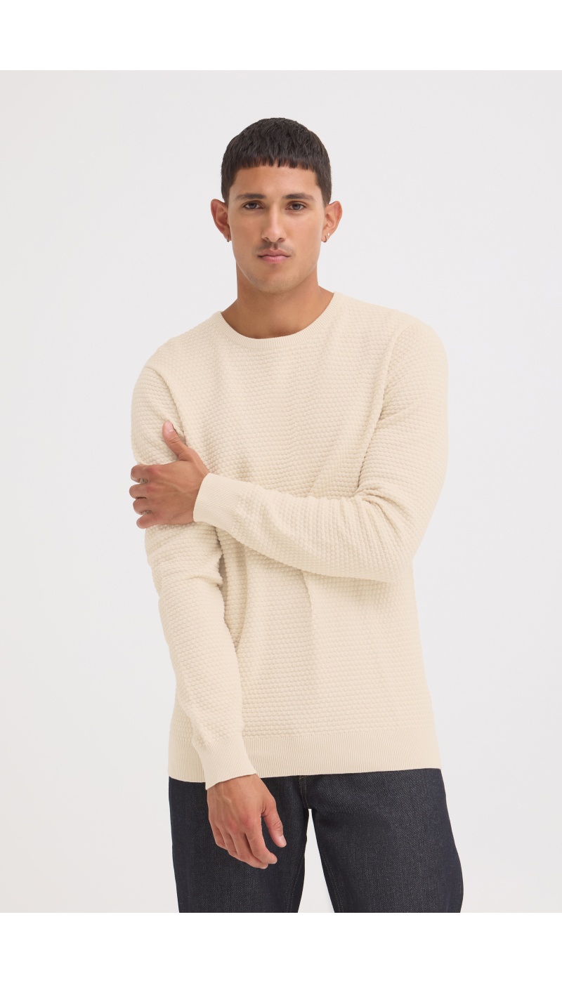 Pull Gaufré Ecru BHREDHILL BLEND - 2 | HAUTS