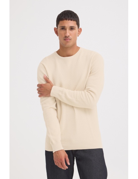 Pull Gaufré Ecru BHREDHILL BLEND - 2 | HAUTS