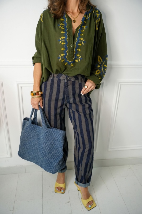 Pantalon Rayé AMINA Noho - 1 | DONNE