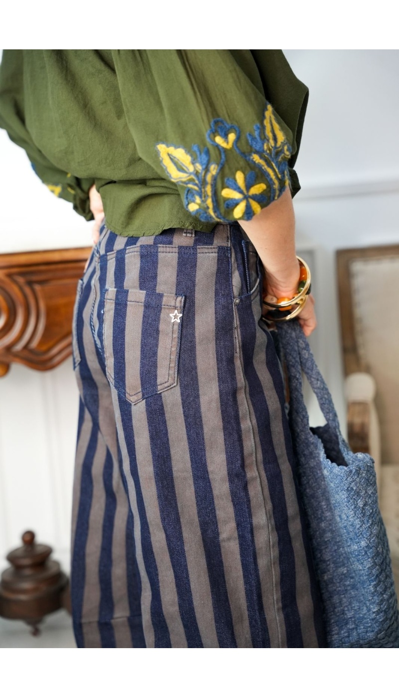 Pantalon Rayé AMINA Noho - 2 | DONNE