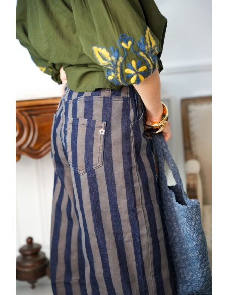 Pantalon Rayé AMINA Noho - 2 | DONNE