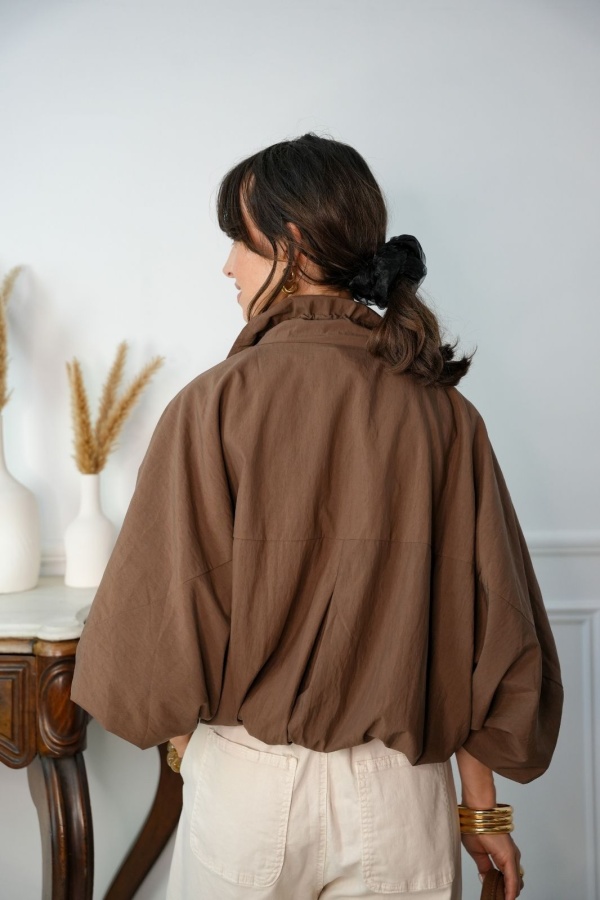 Veste Bomber Léger Choco ELON Noho - 1 | Benvenuto 2