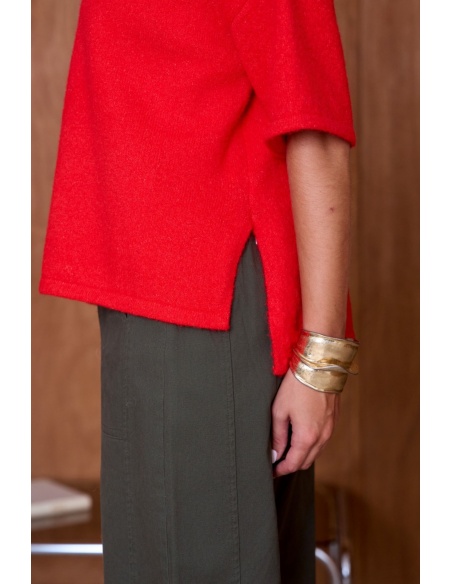 Pull Chiné Rouge NATACHA Noho - 4 | Bienvenido
