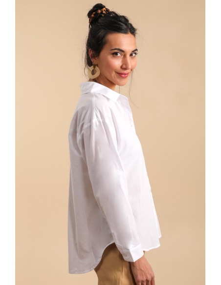 Chemise Amour Blanc RITA Noho - 6 | Accueil