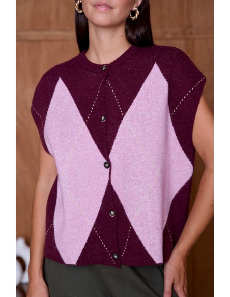 Gilet Motif Rose ORPHÉE Noho - 1 | Bienvenido