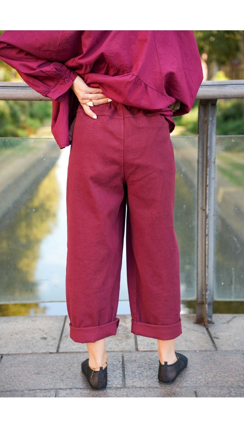 Pantalon Bordeaux Baggy BOSTON Noho - 5 | Willkommen