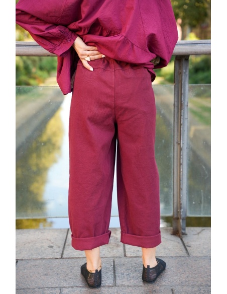 Pantalon Bordeaux Baggy BOSTON Noho - 5 | Willkommen