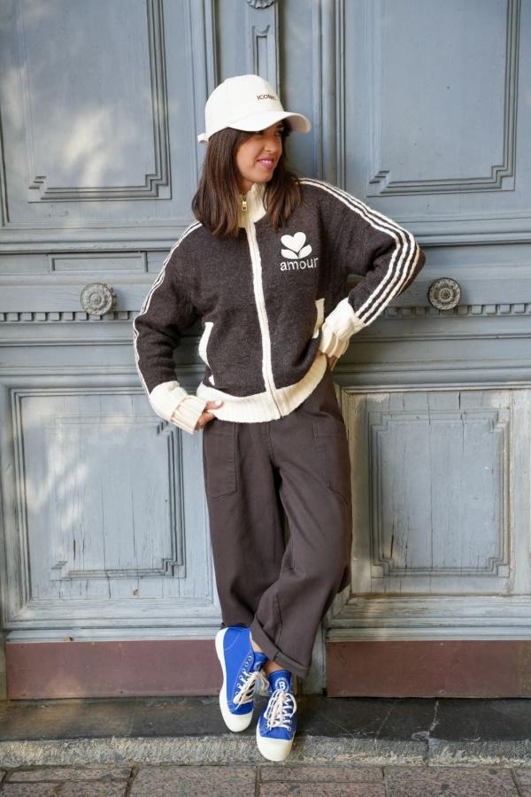 Pantalon Baggy Choco BOSTON Noho - 1 | Accueil