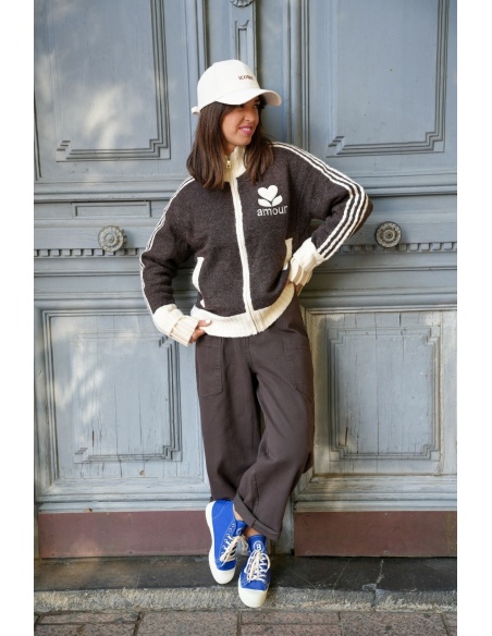 Pantalon Baggy Choco BOSTON Noho - 1 | Accueil