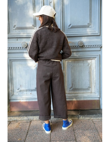 Pantalon Baggy Choco BOSTON Noho - 5 | Accueil
