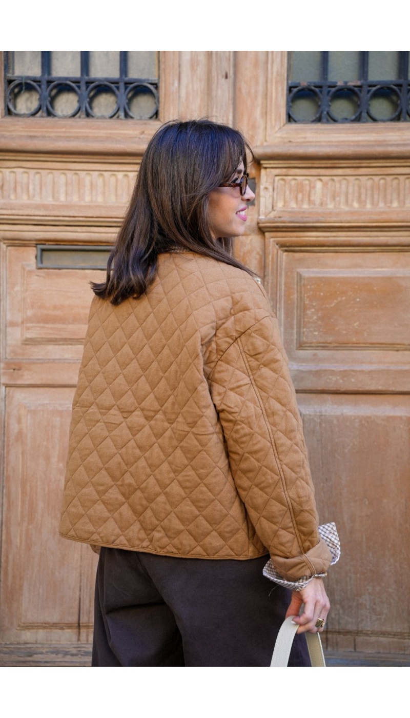 Veste Matelassée Camel LIA Noho - 3 | FEMMES