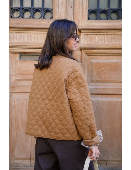 Veste Matelassée Camel LIA Noho - 3 | FEMMES