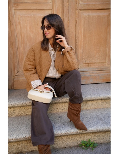 Veste Matelassée Camel LIA Noho - 4 | FEMMES