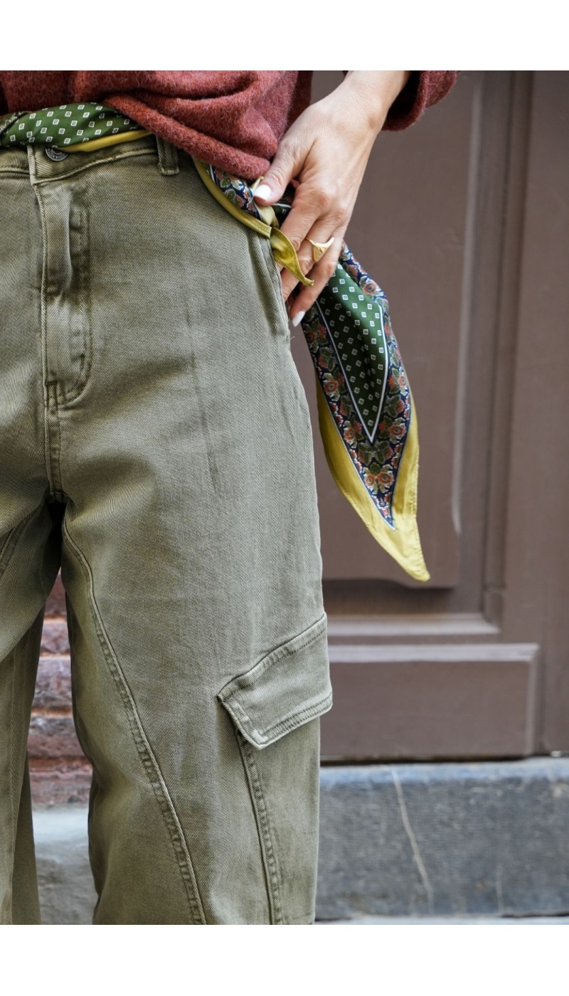 Foulard Imprimé Vert ANZIO Noho - 2 | Bem-vindo