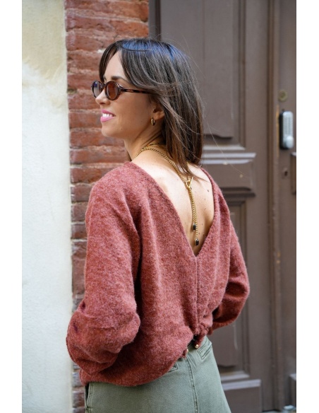 Pull Terracota MONICA Noho - 1 | Accueil