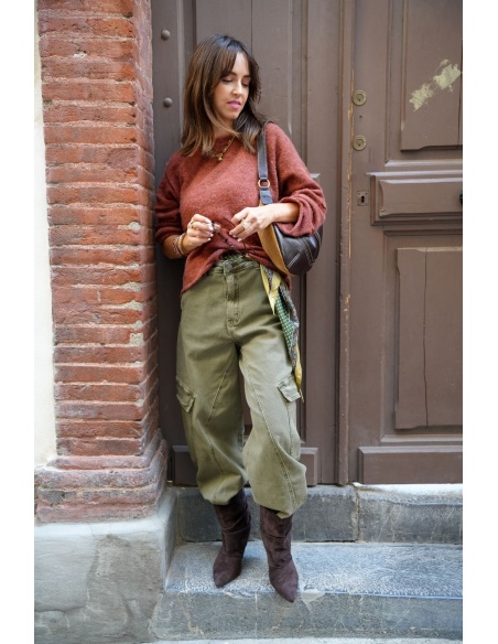 PANTALON FEMME KAKI H26 Noho - 3 | RUNTER